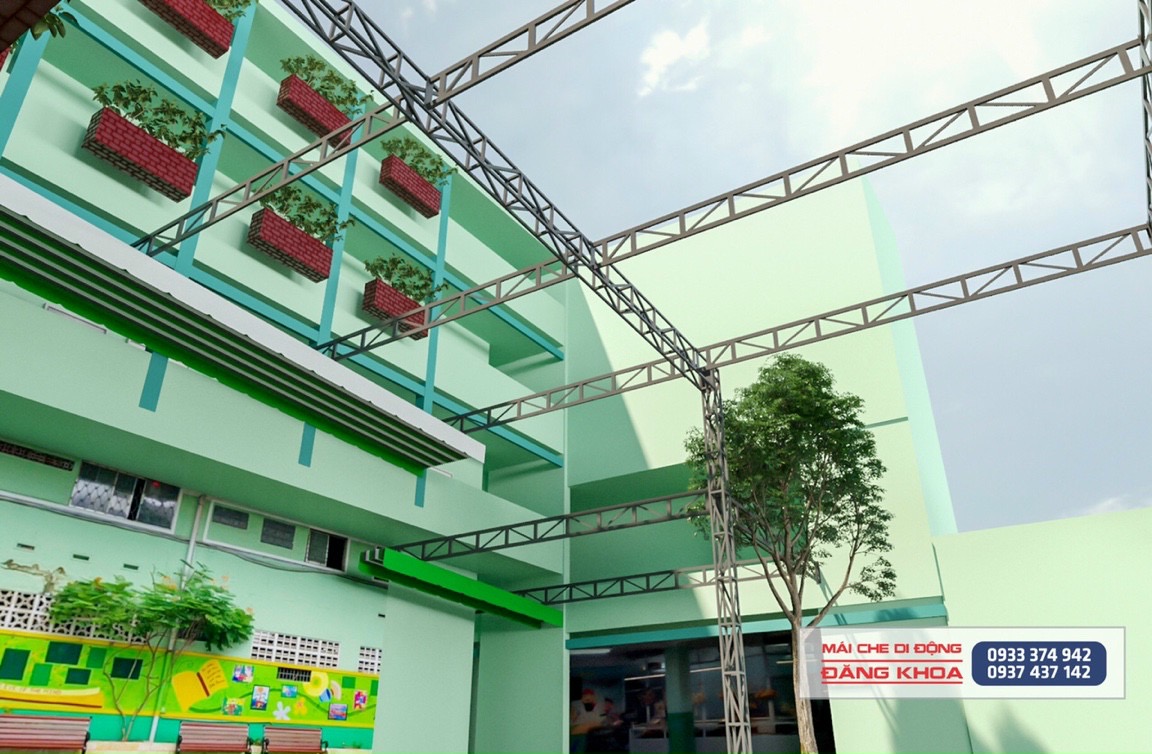 bạt xếp trường học
